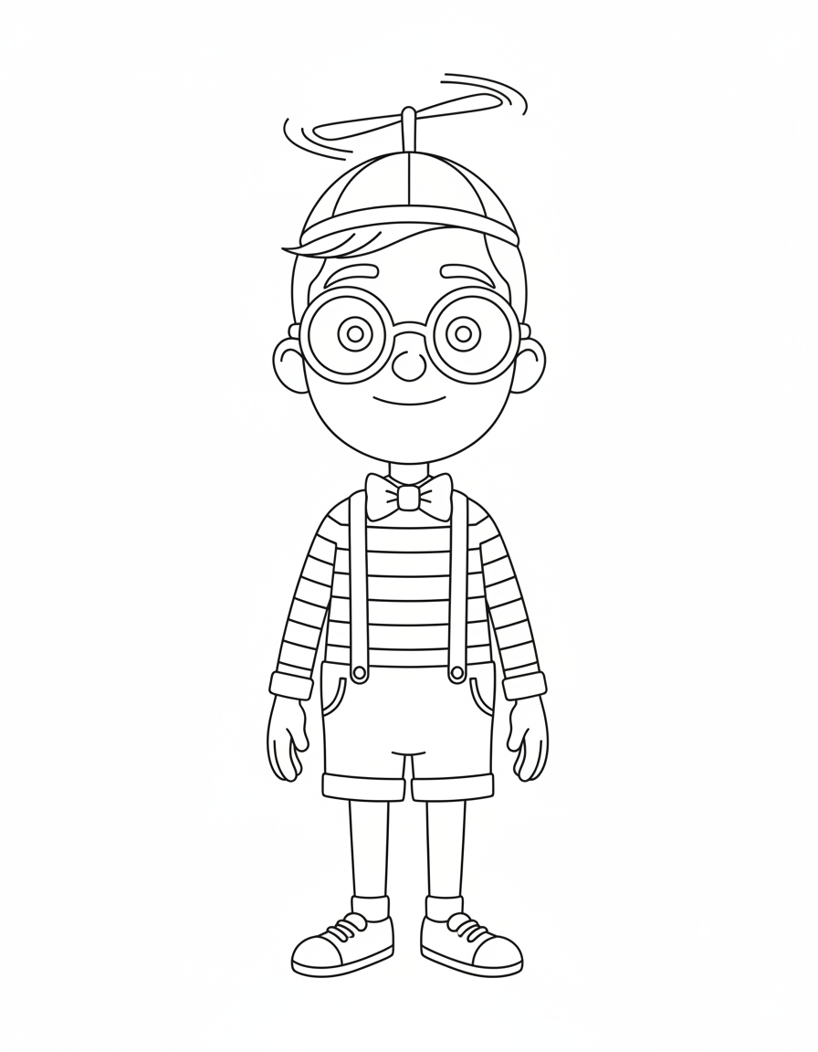 free blippi coloring page Coloring Pages printable